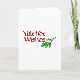 Cartes Pour Fêtes Annuelles Salutations de Yuletide