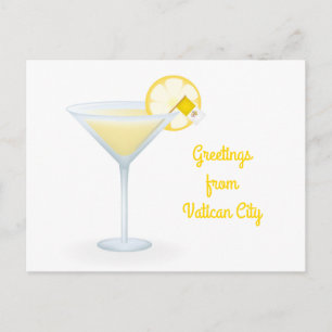Cartes Pour Fêtes Annuelles Salutations Du Cocktail Vatican City