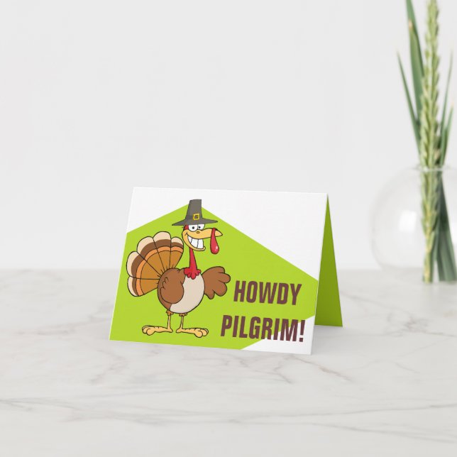 Cartes Pour Fêtes Annuelles Salutations du jour Turquie de thanksgiving (Devant)