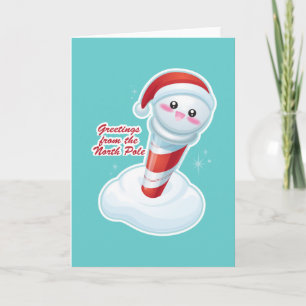Cartes Pour Fêtes Annuelles Salutations du pôle Nord