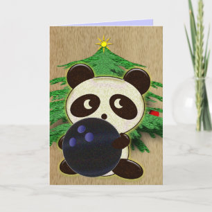 Cartes Pour Fêtes Annuelles Salutations faites sur commande de bowling