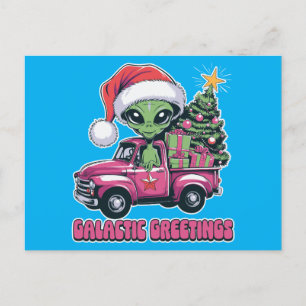 Cartes Pour Fêtes Annuelles Salutations Galactiques Aliens