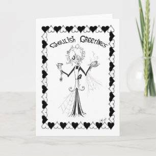 Cartes Pour Fêtes Annuelles Salutations Ghoulish
