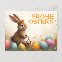 Salutations printanières du lapin de Pâques