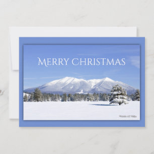 Cartes Pour Fêtes Annuelles San Francisco Peaks Flagstaff Arizona Custom