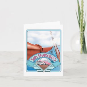 Cartes Pour Fêtes Annuelles San Francisco, USA, affiche de voyage