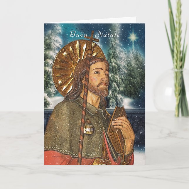 Cartes Pour Fêtes Annuelles San Rocco - Buon Natale - Italien - Noël (Devant)