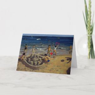 Cartes Pour Fêtes Annuelles Sandcastle France 1999