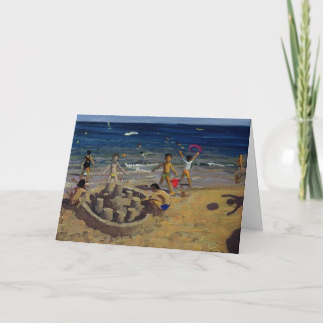 Cartes Pour Fêtes Annuelles Sandcastle France 1999 (Devant)