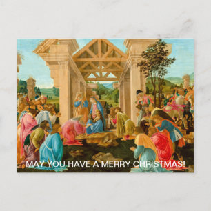 Cartes Pour Fêtes Annuelles Sandro Botticelli, Adoration des Vacances Magi