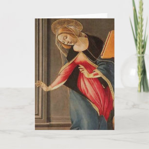 Cartes Pour Fêtes Annuelles Sandro Botticelli - Madonna (détail)