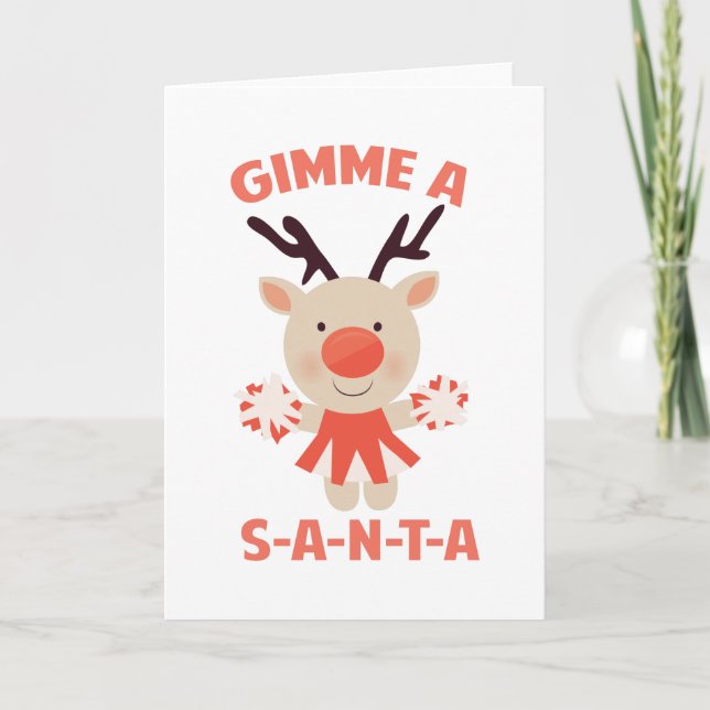 CARTES POUR FÊTES ANNUELLES SANTA (Devant)