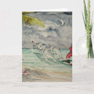 Cartes Pour Fêtes Annuelles Santa Caribbean Style.jpg