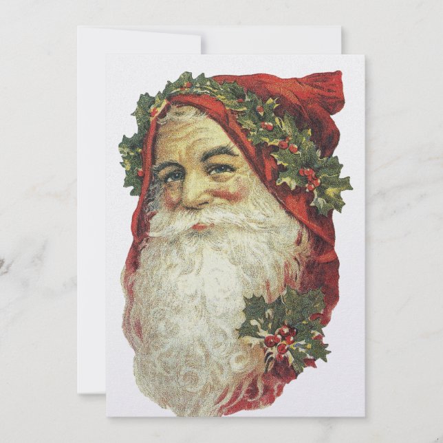 Cartes Pour Fêtes Annuelles Santa Claus (Devant)