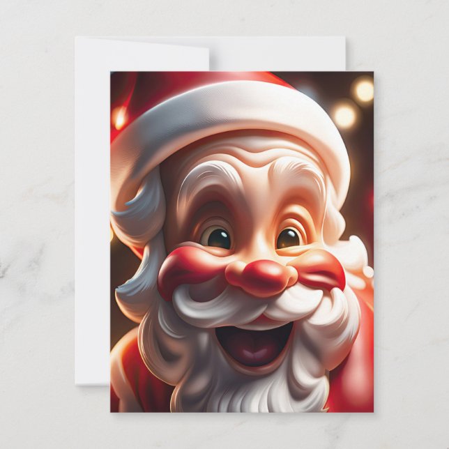 Cartes Pour Fêtes Annuelles Santa Claus (Devant)