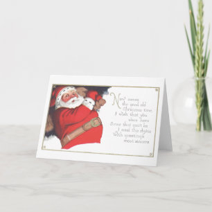 Cartes Pour Fêtes Annuelles Santa Claus