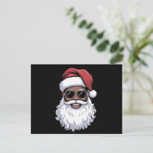 Cartes Pour Fêtes Annuelles Santa Claus Black Xmas Santa Afro African American
