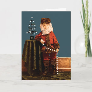 Cartes Pour Fêtes Annuelles Santa Claus de la Guerre civile