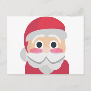 Cartes Pour Fêtes Annuelles santa claus emoji