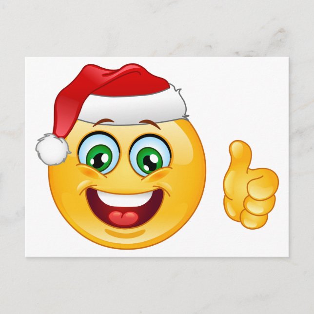 Cartes Pour Fêtes Annuelles santa claus emoji (Devant)