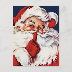 Cartes Pour Fêtes Annuelles Santa Claus Saying