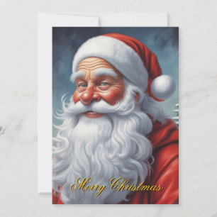 Cartes Pour Fêtes Annuelles Santa Clause Joyeux Noël Bonne année