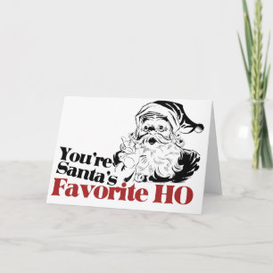 Cartes Pour Fêtes Annuelles Santa Favorite