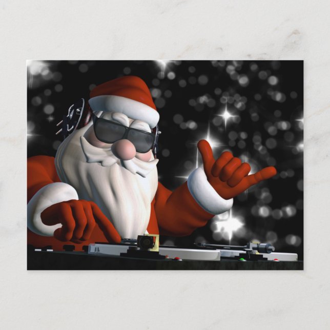 Cartes Pour Fêtes Annuelles Santa's In Da House (Devant)