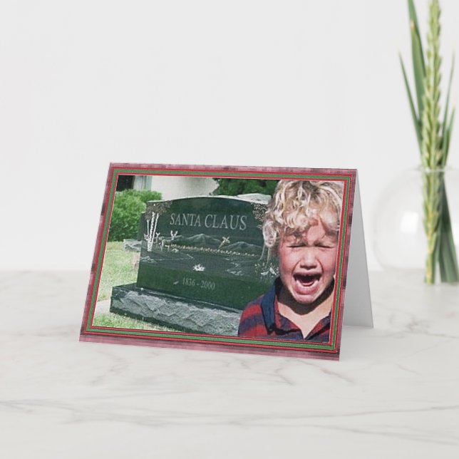 Cartes Pour Fêtes Annuelles santas morts (Devant)