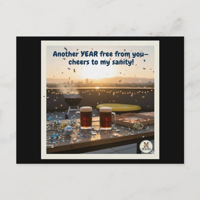 Cartes Pour Fêtes Annuelles santé mentale (m) (Devant)