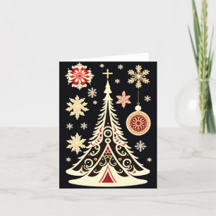 Cartes Pour Fêtes Annuelles Sapin de Noël