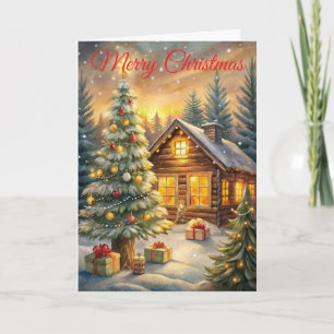 Cartes Pour Fêtes Annuelles Sapin de Noël