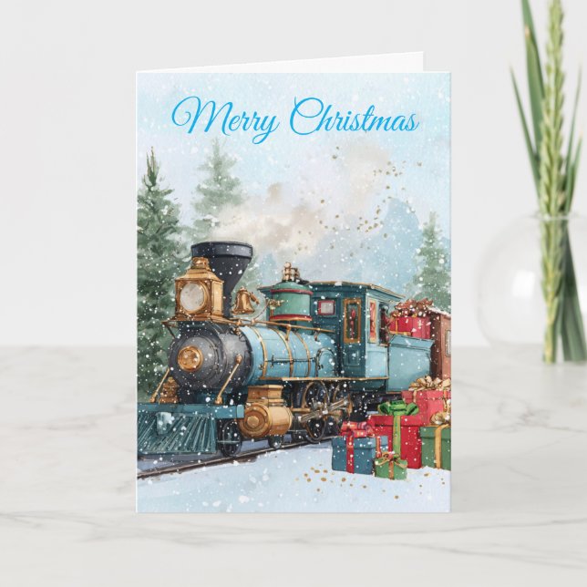 Cartes Pour Fêtes Annuelles Sapin de Noël (Devant)