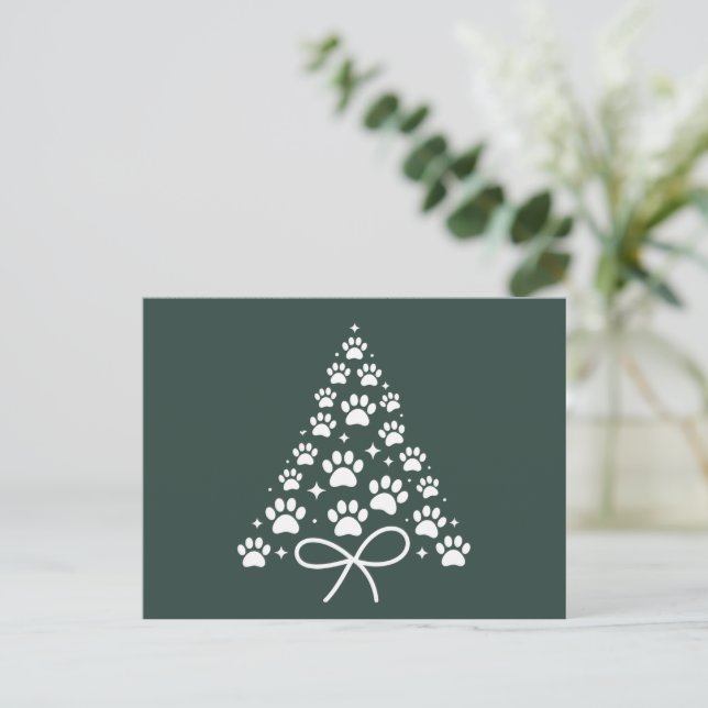 Cartes Pour Fêtes Annuelles Sapin de Noël Cadeau pour propriétaire amateur de  (Debout devant)
