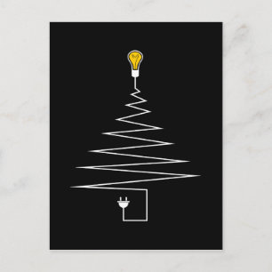 Cartes Pour Fêtes Annuelles Sapin de Noël électrique
