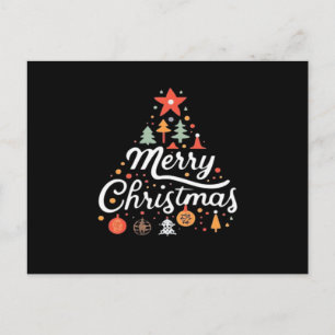 Cartes Pour Fêtes Annuelles Sapin de Noël Joyeux Noël Classique