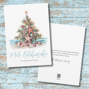 Cartes Pour Fêtes Annuelles Sapin de Noël Mele Kalikimaka