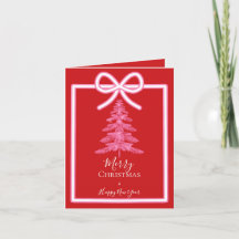 Sapin de Noël rose