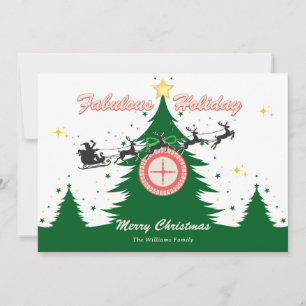 Cartes Pour Fêtes Annuelles Sapin de Noël Roulette Française Style Casino