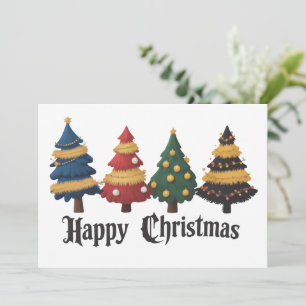 Cartes Pour Fêtes Annuelles Sapins de Noël Fêtes Joyeux Noël Grunge