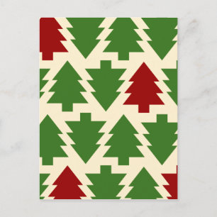 Cartes Pour Fêtes Annuelles Sapins de Noël Motif de Fêtes
