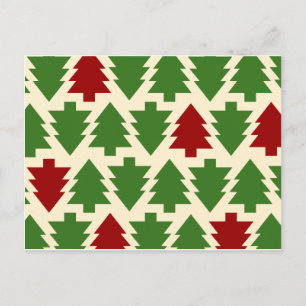Cartes Pour Fêtes Annuelles Sapins de Noël Motif de Fêtes