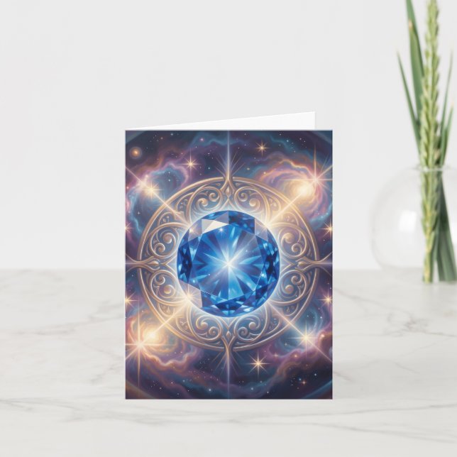 Cartes Pour Fêtes Annuelles Sapphire – The Stone of Truth and Wisdom´6 (Devant)