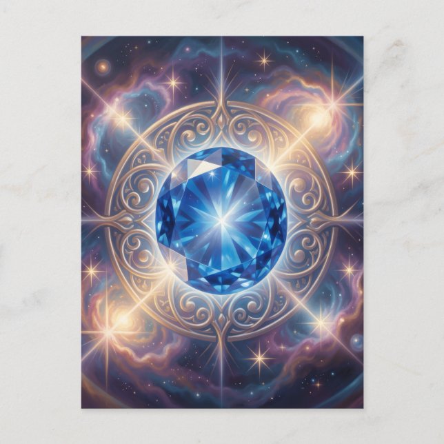 Cartes Pour Fêtes Annuelles Sapphire – The Stone of Truth and Wisdom´6 (Devant)