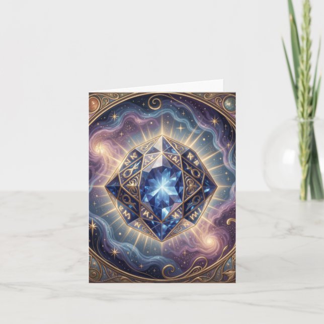 Cartes Pour Fêtes Annuelles Sapphire – The Stone of Truth and Wisdom´7 (Devant)