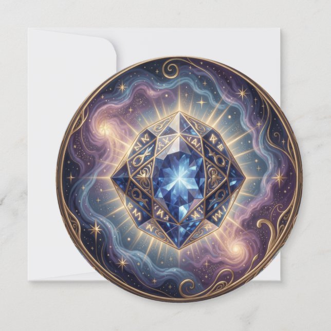 Cartes Pour Fêtes Annuelles Sapphire – The Stone of Truth and Wisdom´7 (Devant)