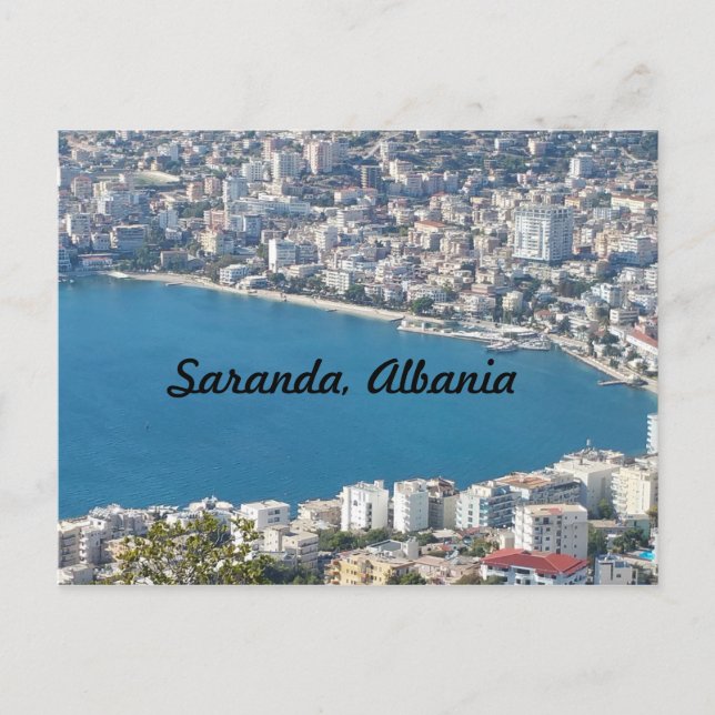 Cartes Pour Fêtes Annuelles Saranda, Albania Postcard (Devant)