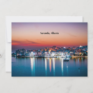 Cartes Pour Fêtes Annuelles Saranda, Albanie