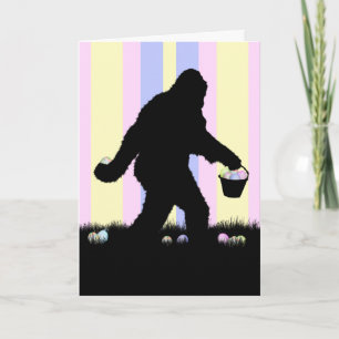 Cartes Pour Fêtes Annuelles Sasquatch de Pâques