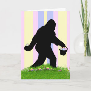 Cartes Pour Fêtes Annuelles Sasquatch de Pâques